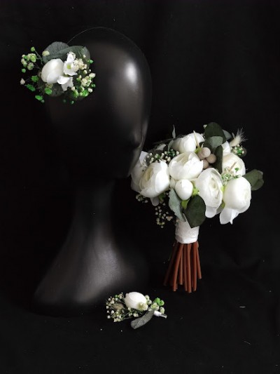 Şoklanmış Bitki Saç Aksesuarı